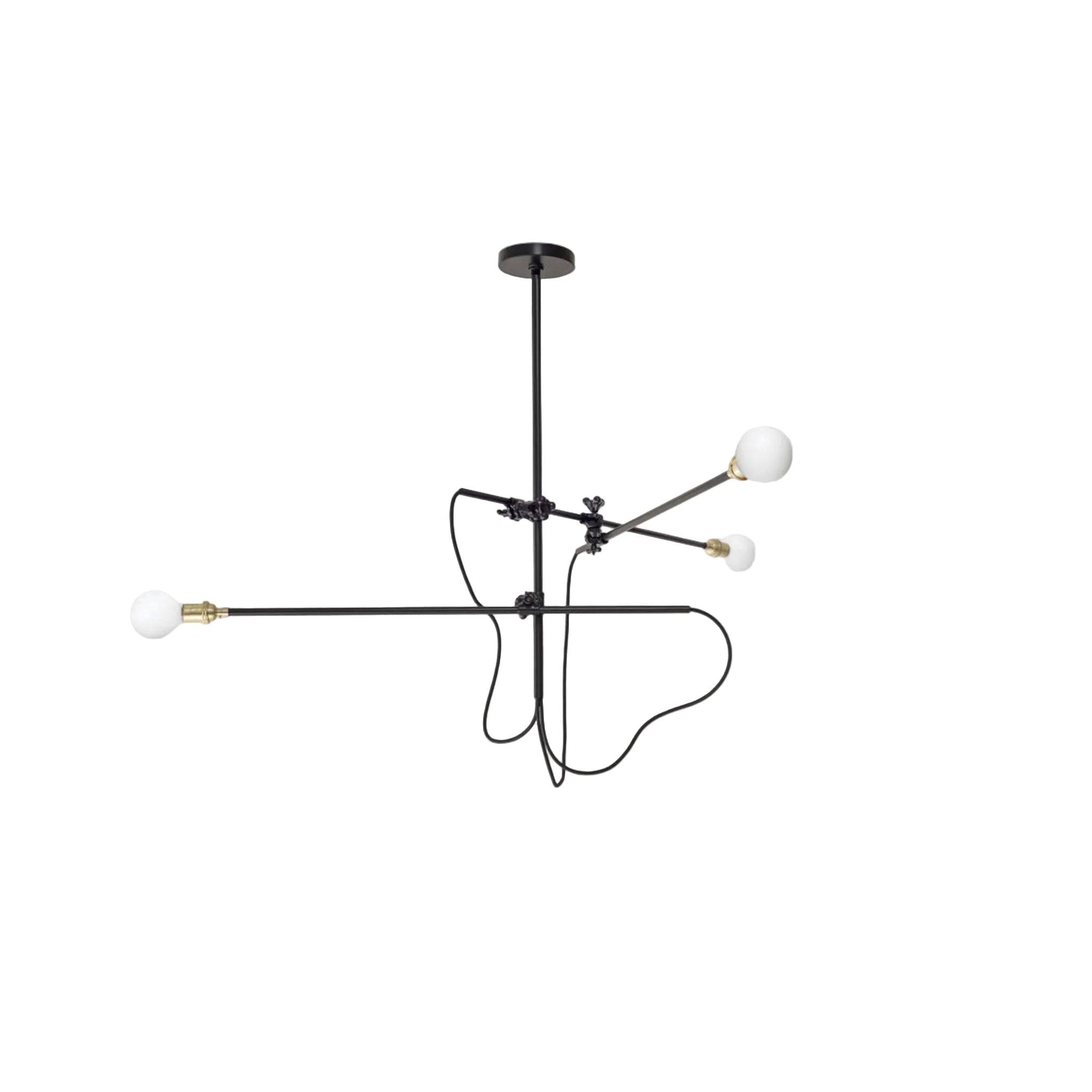 Workstead Industrial Chandelier in Industrial Black