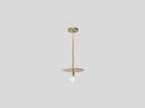 Workstead Industrial Pendant in Hewn Brass