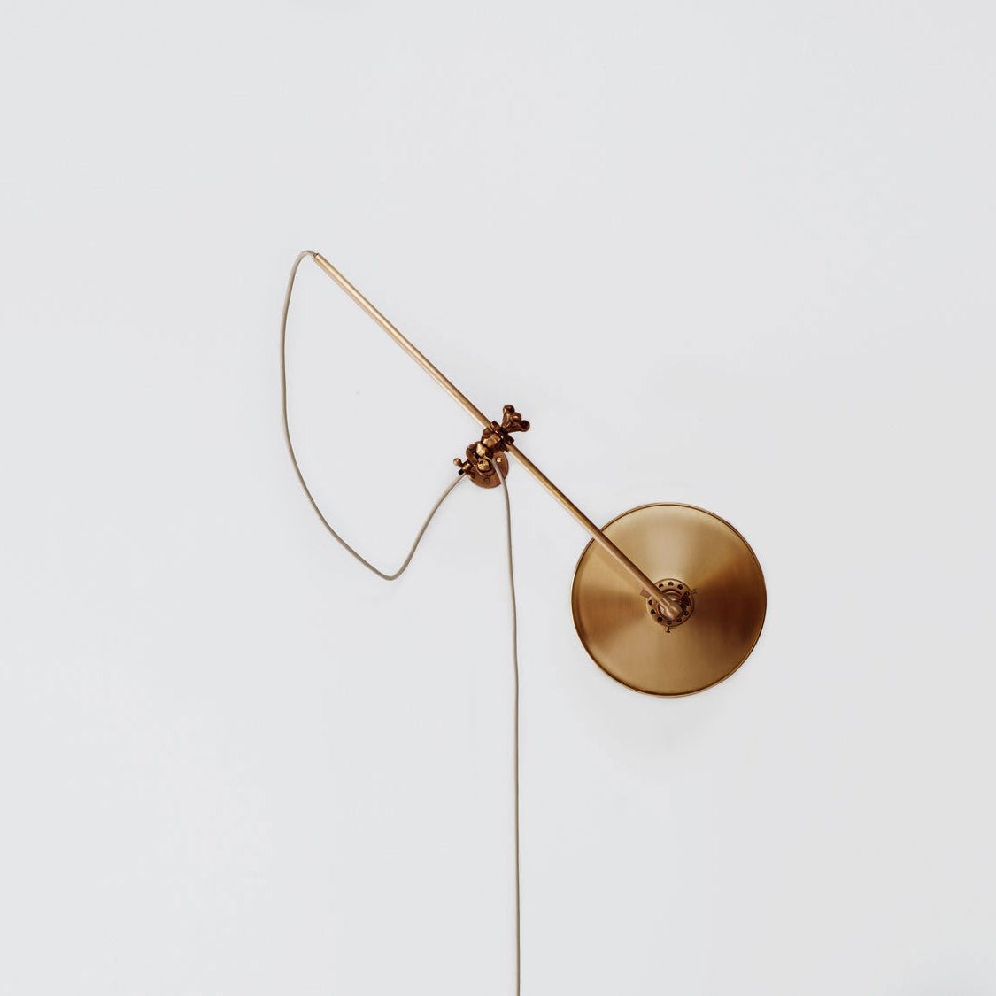 Workstead Industrial Wall Lamp in Lost Brass