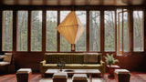 Workstead Lantern Pyramid Pendant Large in a room setting