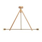 Workstead Lodge Chandelier II in Lost Brass