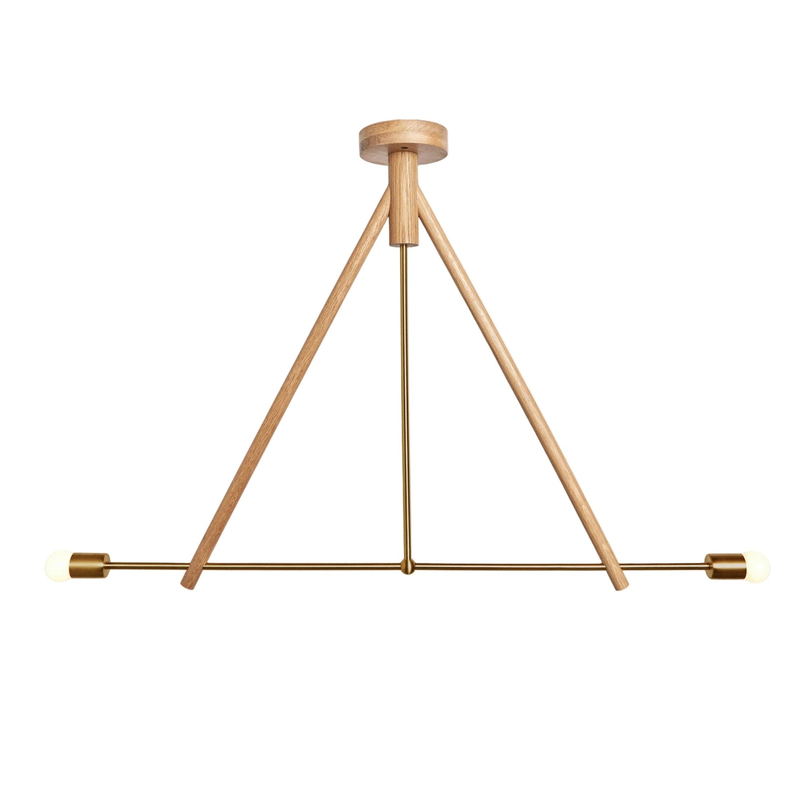 Workstead Lodge Chandelier II in Lost Brass