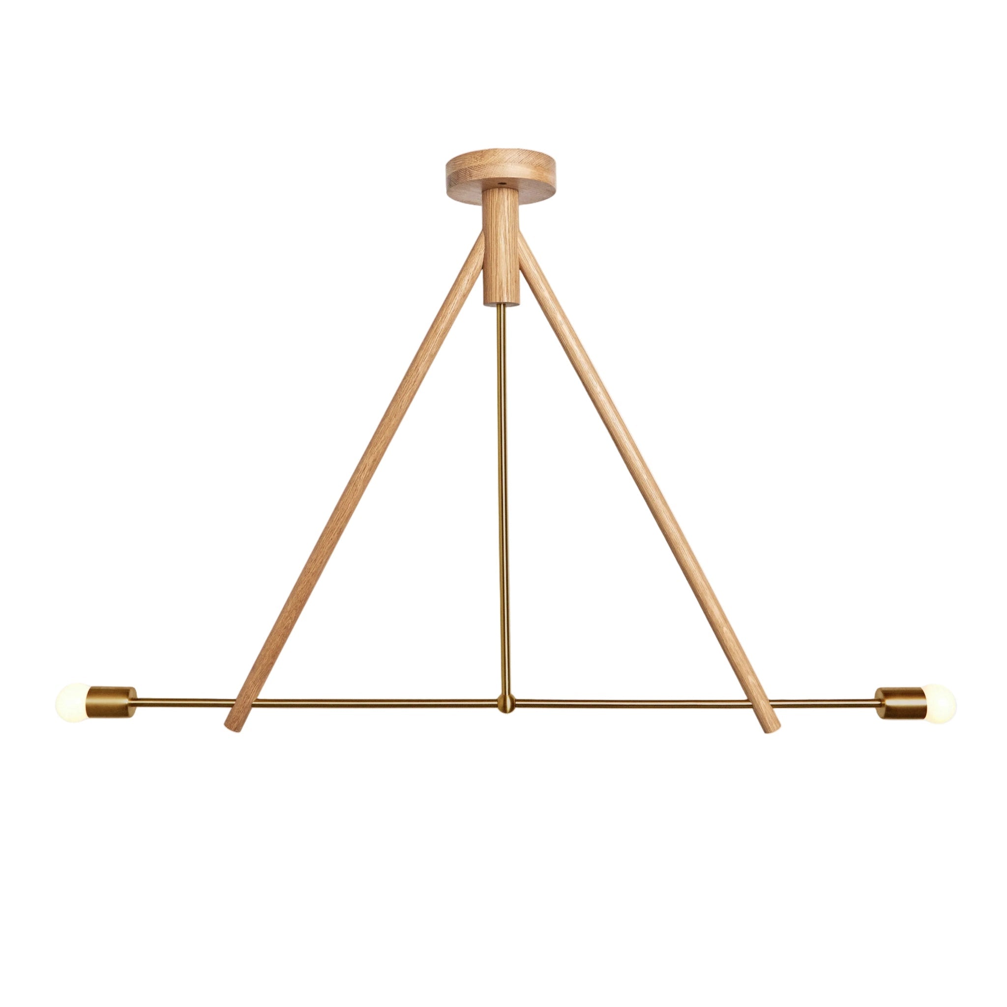 Workstead Lodge Chandelier II in Lost Brass
