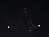 Workstead Lodge Chandelier III in Oxidized Ash