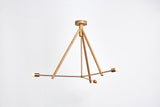 Workstead Lodge Chandelier III in Lost Brass