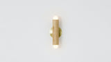 Workstead Lodge Double Sconce in Natural Oak