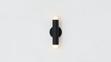 Workstead Lodge Double Sconce in Oxidized Ash