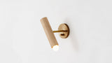 Workstead Lodge Extension Sconce in Lost Brass