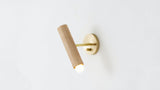 Workstead Lodge Extension Sconce in Natural Oak