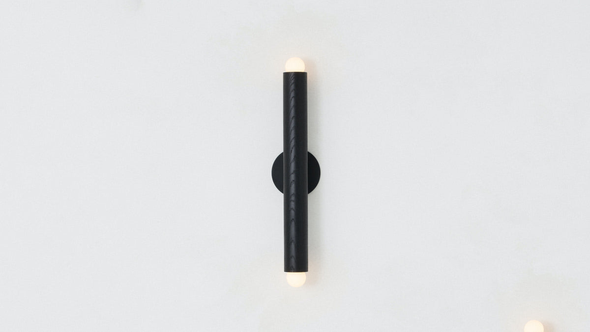 Workstead Lodge Linear Sconce in Oxidized Ash