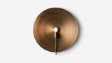 Workstead Mega ADA Sconce in Hewn Brass