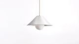 Workstead Monumental Pendant Small in Waxed Aluminum