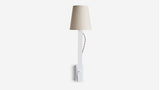 Workstead Needle Sconce in Matte White Enamel