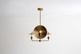 Workstead Orbit Chandelier in Lost Brass