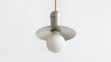 Workstead Orbit Cord Pendant in Brushed Nickel