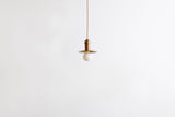Workstead Orbit Cord Pendant in Lost Brass