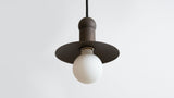 Workstead Orbit Cord Pendant in Hand Finished Bronze