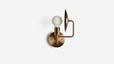 Workstead Orbit Sconce in Lost Brass