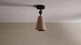 Workstead Pendolo Flush Mount Small in a room setting