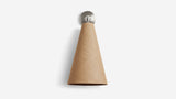 Workstead Pendolo Sconce Large in Brushed Nickel with Natural Burlap shade