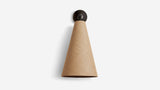 Workstead Pendolo Sconce Large in Hand Finished Bronze with Natural Burlap shade