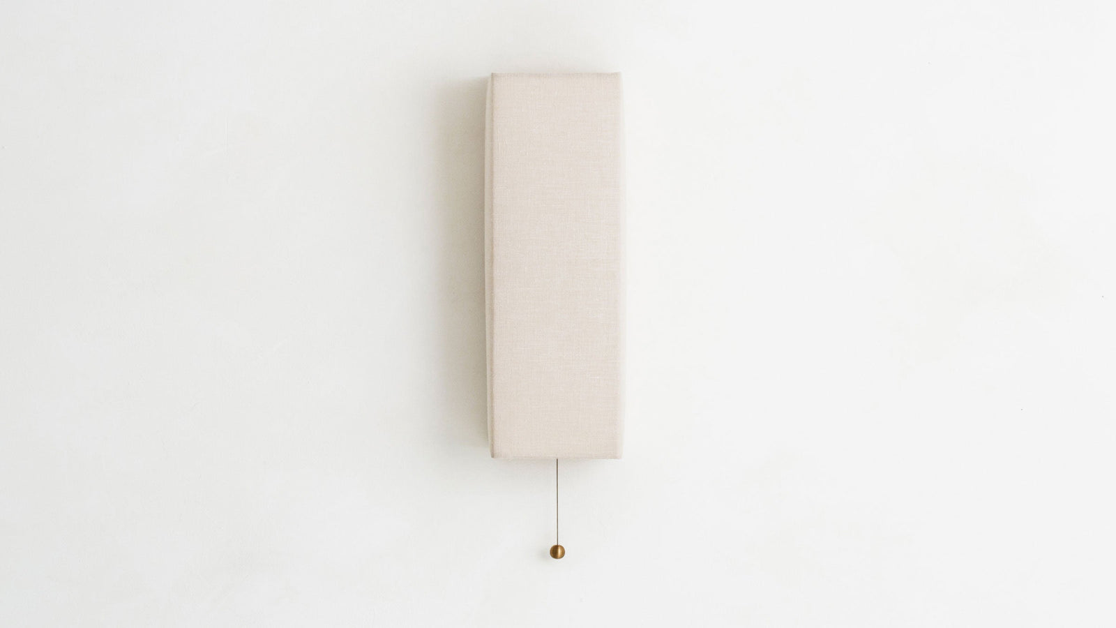 Workstead Shaded Block Sconce in Lost Brass
