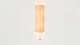 Workstead Shaded Gable Sconce, illuminated