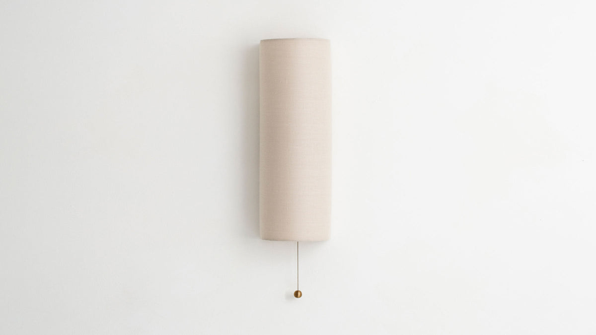 Workstead Shaded Vault Sconce in Lost Brass