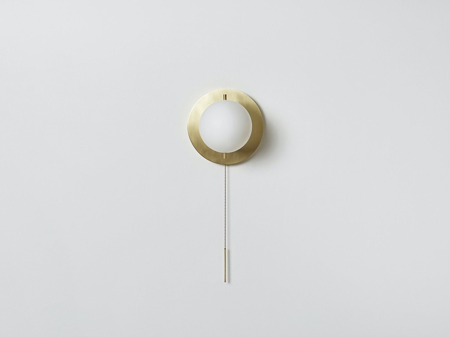 Workstead Signal Sconce in Hewn Brass