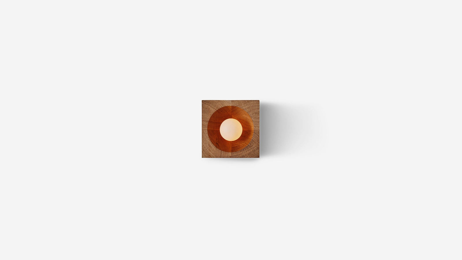 Workstead Stockade Well Sconce in Natural Oak