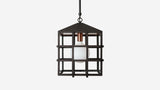Workstead Trellis Pendant in Oxidized Copper