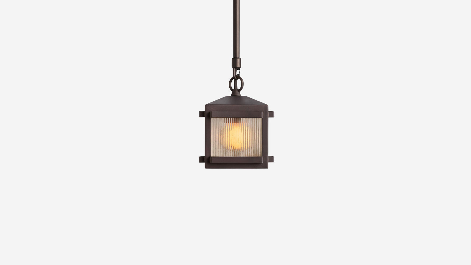 Workstead Trellis Pendant Small in Oxidized Copper