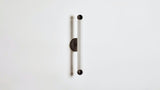 Workstead Tube Sconce Flush Mount Medium in Hand Finished Bronze