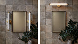 Workstead Tube Sconce Flush Mount Medium in a room setting