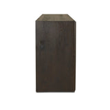 Zaki Sideboard in Smoked Black Veneer – side view