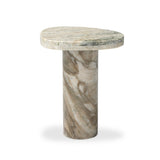Zion End Table in Sage Onyx – back view